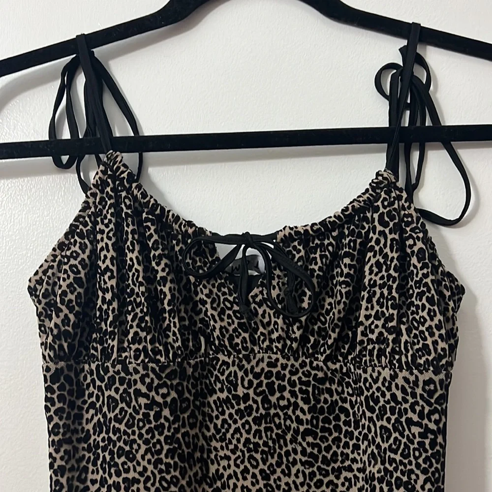 Motel Rocks Leopard Print Mini Dress - Picture 4 of 10